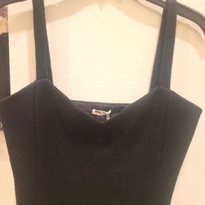 Miu Miu cropped structured tank